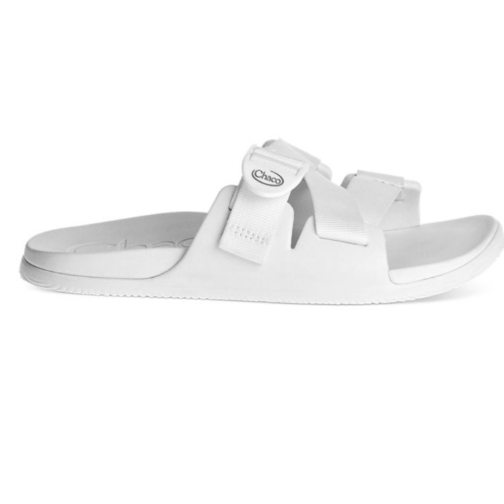 Chaco Chillos White Slide Sandals Womens Size 10 - Picture 2 of 4